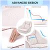 "Comfortable Pontoon Boat Seat with Captain's Bucket Design in White and Red" view 2