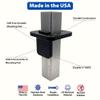 Universal Dock Mounting Bracket  No Drill Easy Install Organizer for Accessories  Heavy Duty, UV & Rust Resistant  Made in USA- Fits a 4" Square Post view 2