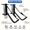 Kayak Dock Storage & Organizer - No Drill Easy Install - Heavy Duty, UV & Rust Resistant - Durable Kayak Holder - Made in USA- Fits a 2" Square Post view 2