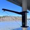 Dock Mounted Hook & Ring Game  No Drill Easy Install, Collapsible, UV Resistant, Stainless Steel Hardware, Made in USA- Fits a 3" Square Post view 4