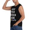 NineFit Basics Custom Sleeveless Shirts for Men,Personalized T Shirts Design Your Own,Custom Tank Tops Add Text/Photo/Logo Small Black view 4