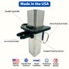 DockBloxx Ultimate Wash Station  No Drill Easy Install Dockside Cleaning Station for Boats  UV-Resistant, Marine-Grade, Weatherproof  Made in USA- Fits a 2" Square Post view 2