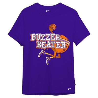 Flow Society Buzzer Beater Youth Athletic Tee Shirt - Lacrosse Shirts - Gym Shirts - Sports Shirts - Activewear - Patterned Purple