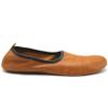 Akdam Mens Indoor Leather Slippers Antique Tan Traditional Babouche House Shoes Barefoot Moccasin (Size 7.5) view 3