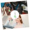 BESPORTBLE 4pcs Badminton Racket Key Sports Style Pendants for Purses Backpacks Car Mirrors Smooth Edges Craftsmanship for view 2