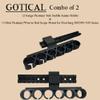 13 Slots Picatinny/Weaver Rail Scope Mount for Mossberg 500/590 / 835 Series & 12 Gauge Picatinny Side Saddle Ammo Holder, Installs on to Your Picatinny mounting Platform, Additional Gunsmithing view 2