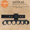 13 Slots Picatinny/Weaver Rail Scope Mount for Mossberg 500/590 / 835 Series & 12 Gauge Picatinny Side Saddle Ammo Holder, Installs on to Your Picatinny mounting Platform, Additional Gunsmithing view 4