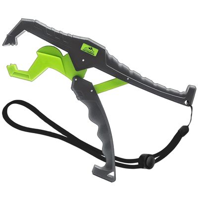 MIDDLETOWN OUTDOORS Fish Lip Grabber, Fish Lip Gripper,9" Fishing Tool, Mouth Spreader Grip, Hook Remover, Gripper, Hook Remover, Fishing Gear, Green