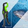MIDDLETOWN OUTDOORS Fish Lip Grabber, Fish Lip Gripper,9" Fishing Tool, Mouth Spreader Grip, Hook Remover, Gripper, Hook Remover, Fishing Gear, Green view 2