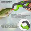MIDDLETOWN OUTDOORS Fish Lip Grabber, Fish Lip Gripper,9" Fishing Tool, Mouth Spreader Grip, Hook Remover, Gripper, Hook Remover, Fishing Gear, Green view 4