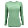 ACTIVE UNIFORMS Women's Under Scrub Tee Crew Neck Long Sleeve T-Shirt (Meadow Green, Large) view 2