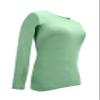 ACTIVE UNIFORMS Women's Under Scrub Tee Crew Neck Long Sleeve T-Shirt (Meadow Green, Large) view 4
