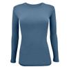 ACTIVE UNIFORMS Women's Under Scrub Tee Crew Neck Long Sleeve T-Shirt (Stellar Blue, 4X-Large) view 2