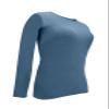 ACTIVE UNIFORMS Women's Under Scrub Tee Crew Neck Long Sleeve T-Shirt (Stellar Blue, 4X-Large) view 4