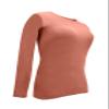 ACTIVE UNIFORMS Women's Under Scrub Tee Crew Neck Long Sleeve T-Shirt (Copper, Large) view 4