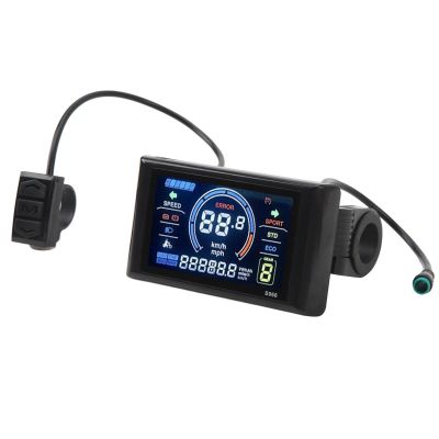 NineFit Basics Electric Bicycle S966 LCD Display Panel 2472V Easy to Install Lightweight Waterproof Bicycle Display Panel for 22.2mm 0.9in Handlebars, Generic7h60amvc31
