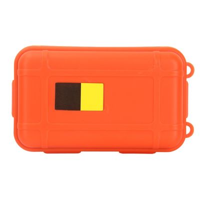 FLEXMAN Plastic Waterproof Outdoor Survival Box, 4.88 X 2.93 X 1.37'Inch Anti Pressure Shockproof Container Box, Survivor Dry Box Protective Case for Camping, Boating, Fishing, Swimming, Kite Boarding