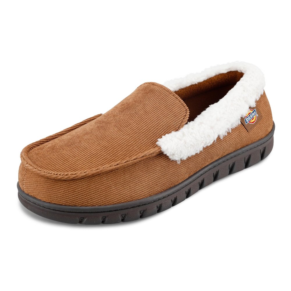 Dickies Men's Corduroy Venetian Slipper with Sherpa Collar