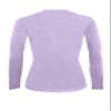 ACTIVE UNIFORMS Women's Under Scrub Tee Crew Neck Long Sleeve T-Shirt (Lavender, Small) view 3