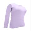 ACTIVE UNIFORMS Women's Under Scrub Tee Crew Neck Long Sleeve T-Shirt (Lavender, Small) view 4