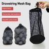VGEBY Drawstring Mesh Bag, Nylon Portable Mesh Sports Equipment Bag Cord Lock Closure for Playing Training, Default, VGEBYy17n0pkifx view 3