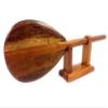 Tikimaster Koa Paddle 18 inch with Stand - Trophy Watermarks Curls | #koa777ck6 view 1