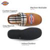 Dickies Men's Microsuede Plaid Fold-Over Scuff Slipper with Embroidered Logo view 3