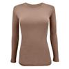 ACTIVE UNIFORMS Women's Under Scrub Tee Crew Neck Long Sleeve T-Shirt (Chocolate Malt, 5X-Large) view 2