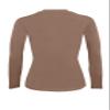 ACTIVE UNIFORMS Women's Under Scrub Tee Crew Neck Long Sleeve T-Shirt (Chocolate Malt, 5X-Large) view 3