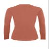 ACTIVE UNIFORMS Women's Under Scrub Tee Crew Neck Long Sleeve T-Shirt (Copper, Small) view 3