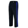 JAGUAR PRO GEAR - Stripped Karate Bottom Pants 8oz Light Weight for MMA Martial Arts Kids Adults Unisex (Black With Blue Stripes, 1) view 1