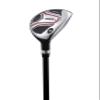 Aspire Golf Club Set for Men, Right Handed, Set Includes: 460cc Driver, #3 Wood, 21 Hybrid, No. 6-9 Irons, Pitching Wedge, Deluxe Putter, Stand Bag, and 3 Matching Head Covers, Black/red view 4