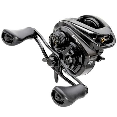 Lews Custom Baitcast Fishing Reel, 9+1 Bearings, 8.3:1 Gear Ratio, Aluminum Frame, ParaMag RX Brake, Carbon Fiber Drag, Right-Hand Retrieve