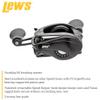 Lews Custom Baitcast Fishing Reel, 9+1 Bearings, 8.3:1 Gear Ratio, Aluminum Frame, ParaMag RX Brake, Carbon Fiber Drag, Right-Hand Retrieve view 4
