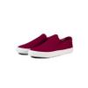Men's Sneakers Classic Low Top Slip On Shoes Wide Canvas Skate Loafers Sneakers with Soft Insole Causal Dress Shoes for Men Comfortable Walking Shoes Slip on Sneakers for Men, Maroon, 11 view 3