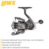 Lews Custom Lite Spinning Fishing Reel, 10+1 Stainless Steel Ball Bearings, Size 100 Reel, 5.6:1 Gear Ratio, Right or Left-Hand Retrieve, Carbon Grey view 3