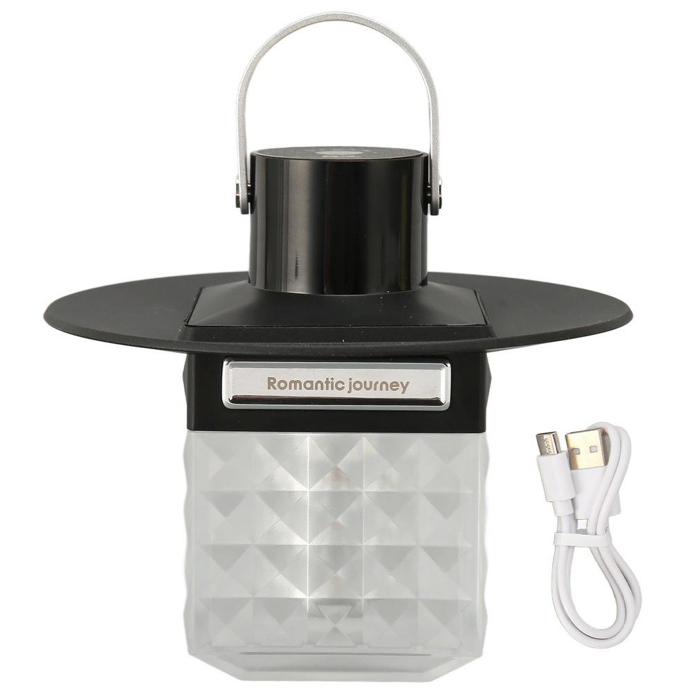 Sleek Portable Lantern  Multi - Mode, Adjustable Brightness, Rechargeable Power Bank, Long - Lasting Light for Camping and Outdoor Activities