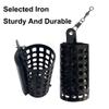 TopHomer Fishing Bait Trap Cage Feeder Portable Carp Fishing Feeder Outdoor Fishing Accessories Easy to Use for Crabs, Lobsters, Minnows, Prawns view 2