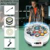 akcky Automatic Pool Ball Polishing Cleaning Machine for 16/22 Balls, Electric Billiard Ball Cleaning Machine Billiards Cleaner Polisher 110V 180W (16 Balls) view 2