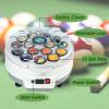 akcky Automatic Pool Ball Polishing Cleaning Machine for 16/22 Balls, Electric Billiard Ball Cleaning Machine Billiards Cleaner Polisher 110V 180W (16 Balls) view 4