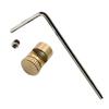 UPFIST 1 Set Kwik Thumb Stud Fits for Buck 110, Rose Gold Custom CNC Steel Knife Screw with Wrench