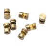 UPFIST 1 Set Kwik Thumb Stud Fits for Buck 110, Rose Gold Custom CNC Steel Knife Screw with Wrench view 3