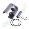 12110-96353 71mm Piston Set STD for Suzuki Outboard Motor 2T DT30 30HP Piston Set STD 12110-96350 Piston Ring 12140-96301 view 2