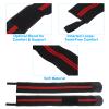 PATIKIL Wrist Brace, 2 Pcs Lifting Wrist Wraps Wrist Brace for Tunnel Gym Straps for Men Women Weightlifting Powerlifting, Deep Red view 3