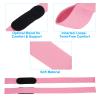 PATIKIL Lifting Straps Gym, 2 Pcs Gym Wrist Straps Padded for Weightlifting Gym Straps for Men Women Weightlifting Powerlifting, Pink view 3