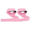 PATIKIL Lifting Straps Gym, 2 Pcs Gym Wrist Straps Padded for Weightlifting Gym Straps for Men Women Weightlifting Powerlifting, Pink view 4