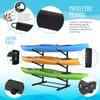 TPHUC Adjustable Kayak Storage Rack, Freestanding Sup Storage Stand, Weatherproof Canoe Holder, Heavy Duty Paddleboard Bracket, Surfboard Bracket for Indoor, Outdoor, Garage, Shed, Dock (3 Levels) view 3