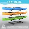 TPHUC Adjustable Kayak Storage Rack, Freestanding Sup Storage Stand, Weatherproof Canoe Holder, Heavy Duty Paddleboard Bracket, Surfboard Bracket for Indoor, Outdoor, Garage, Shed, Dock (3 Levels) view 4