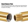 REMYSAOS Portable Dance Pole Home Fitnes 45mm Portable Stripper Poles for Home, Heavy Duty Pole Dance Pole Static Spinning Easy Install, Dance Pole Kit for Bedroom/Dancing Room/Club(Gold) view 2