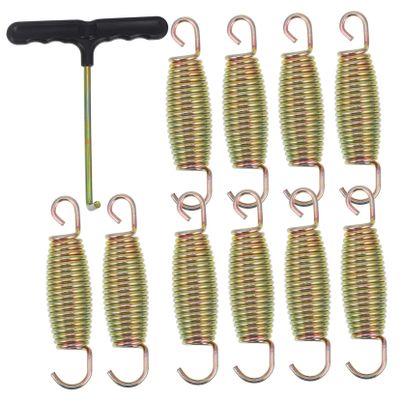 POPETPOP 1set Trampoline Springs Galvanized Steel Wire Tension Springs for Enhanced Jumping Hardware Accessories for Trampoline Installation and Fixing